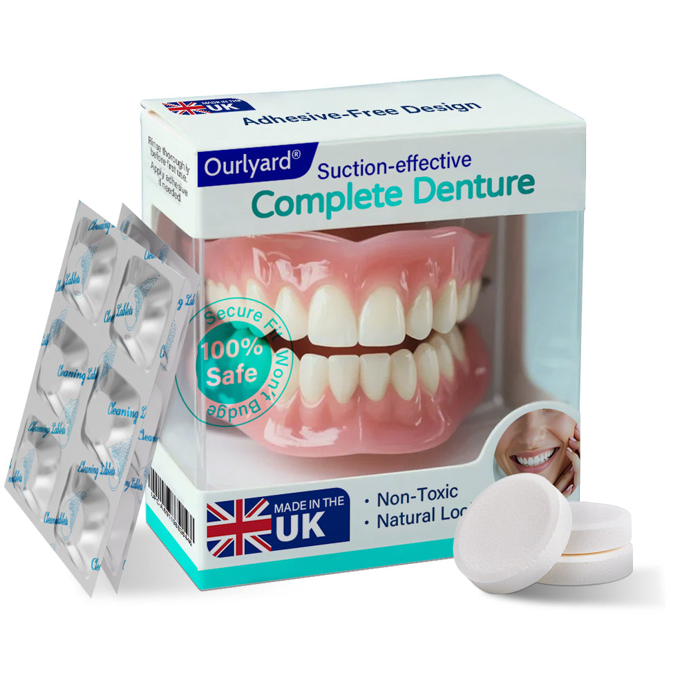 ✅ Made and Shipped from the UK | Ourlyard® Suction-fit Complete Denture⏰