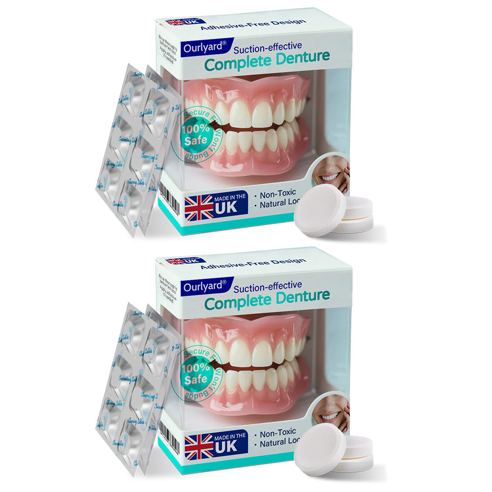 ✅ Made and Shipped from the UK | Ourlyard® Suction-fit Complete Denture⏰