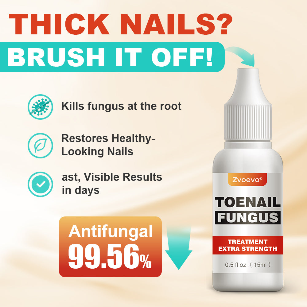 ✅ Made and shipped from the UK | Zvoevo® Extra Strength Toenail Fungus Treatment, Antifungal Solution for Toenails or Fingernails 🍀
