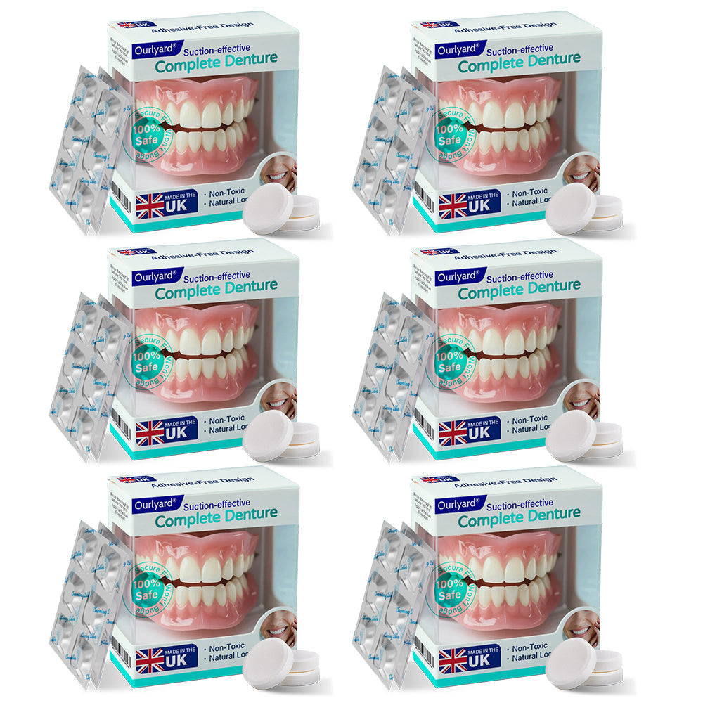 ✅ Made and Shipped from the UK | Ourlyard® Suction-fit Complete Denture⏰